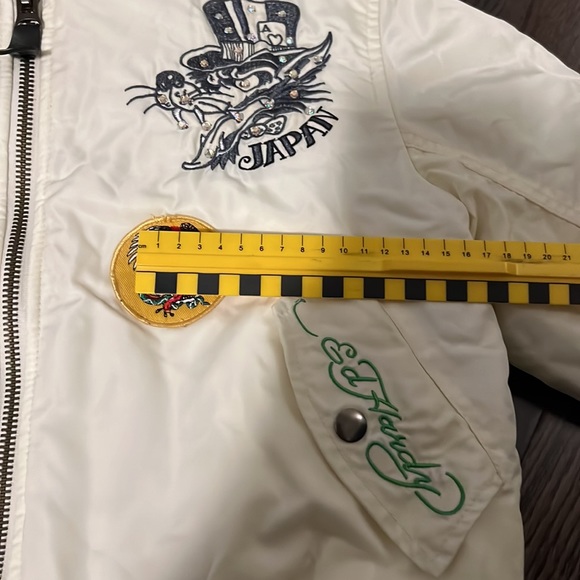 Ed hardy bomber jacket sz XS - Picture 14 of 16